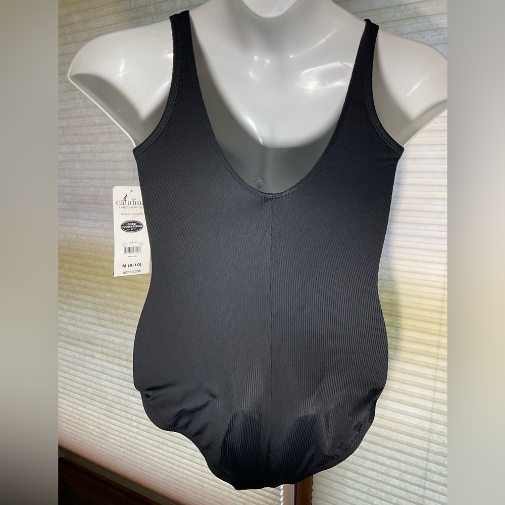 Catalina Women’s One Piece Tank Top Swimsuit Size 8-10 NWT Fully Lined - Picture 3 of 10